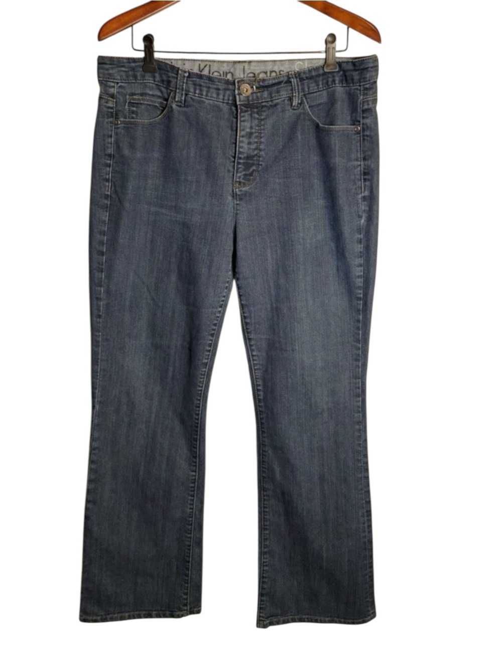 Calvin Klein Jeans Women’s Size 16 Blue Bootcut Stretch Denim Mid Rise
